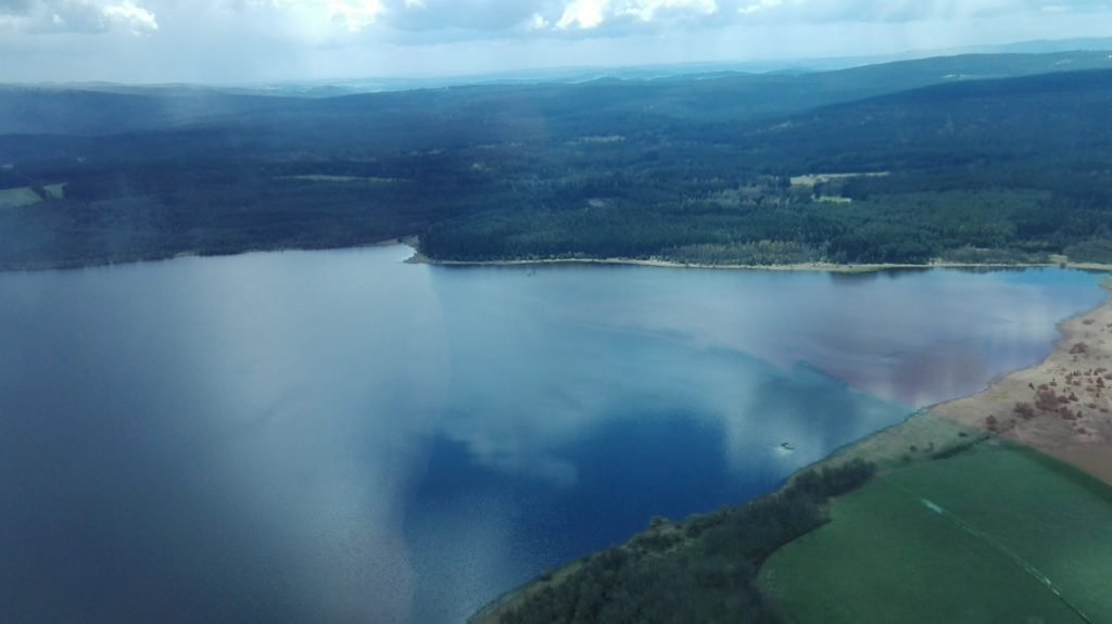 Cargo let Rumunsko-duhove jezero-výška 2800 feets